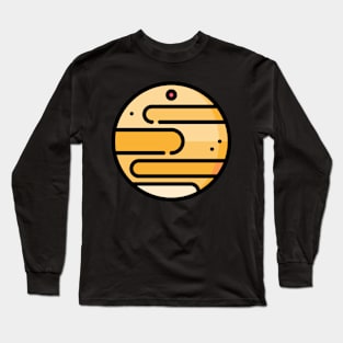 Jupiter icon sticker Long Sleeve T-Shirt